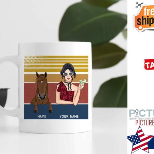 I Like WIne And My Horse And Maybe 3 People Personalized Mug