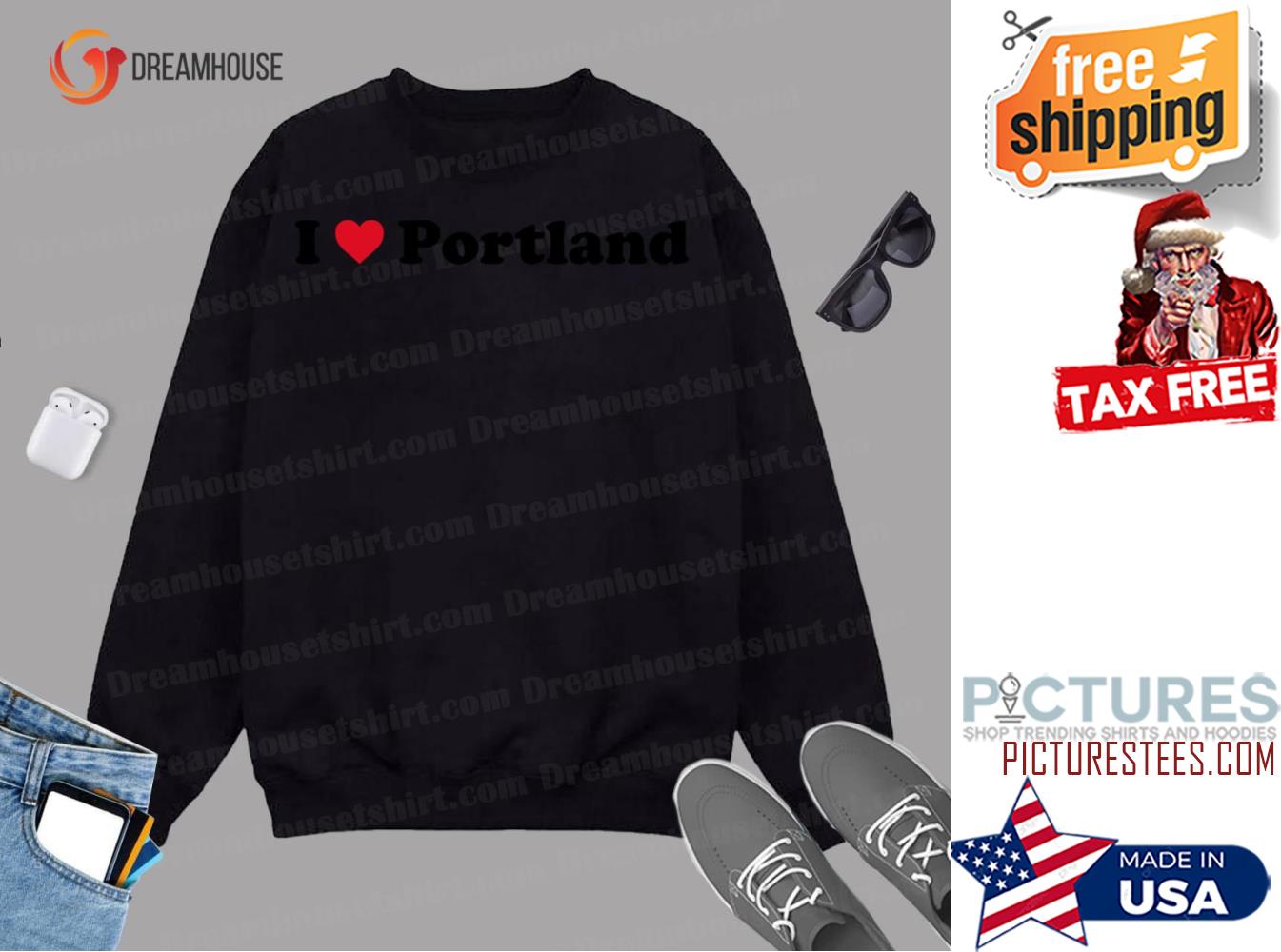 I Love Portland Sweatshirt