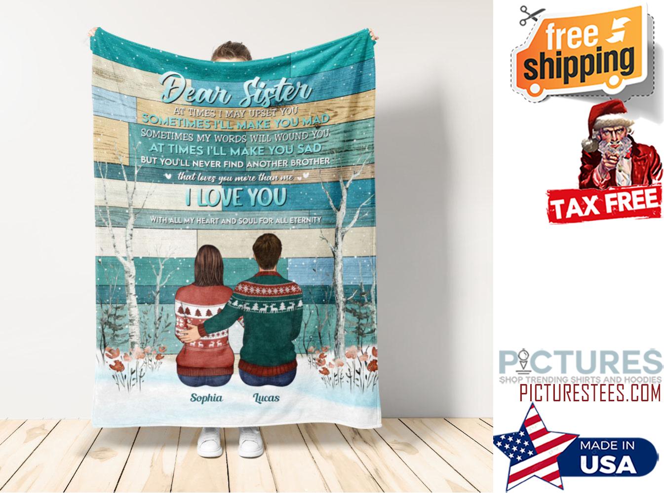 I Love You With All My Heart Personalized Blanket