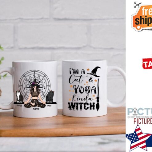 I m A Cat Yoga Kinda Witch Mug