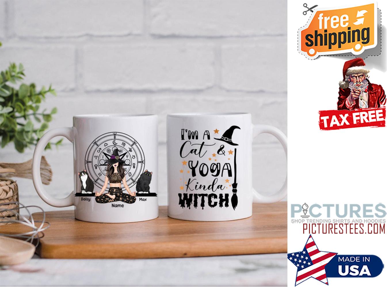 I m A Cat Yoga Kinda Witch Mug