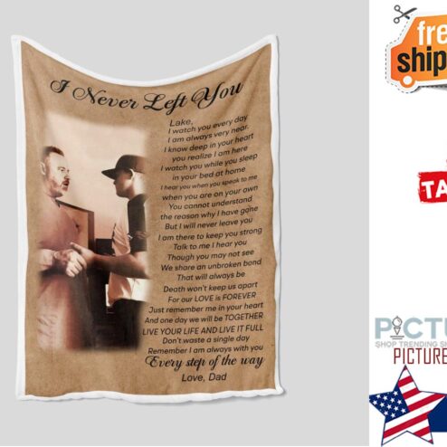 I Never Left You Blanket, Custom Photo Blanket