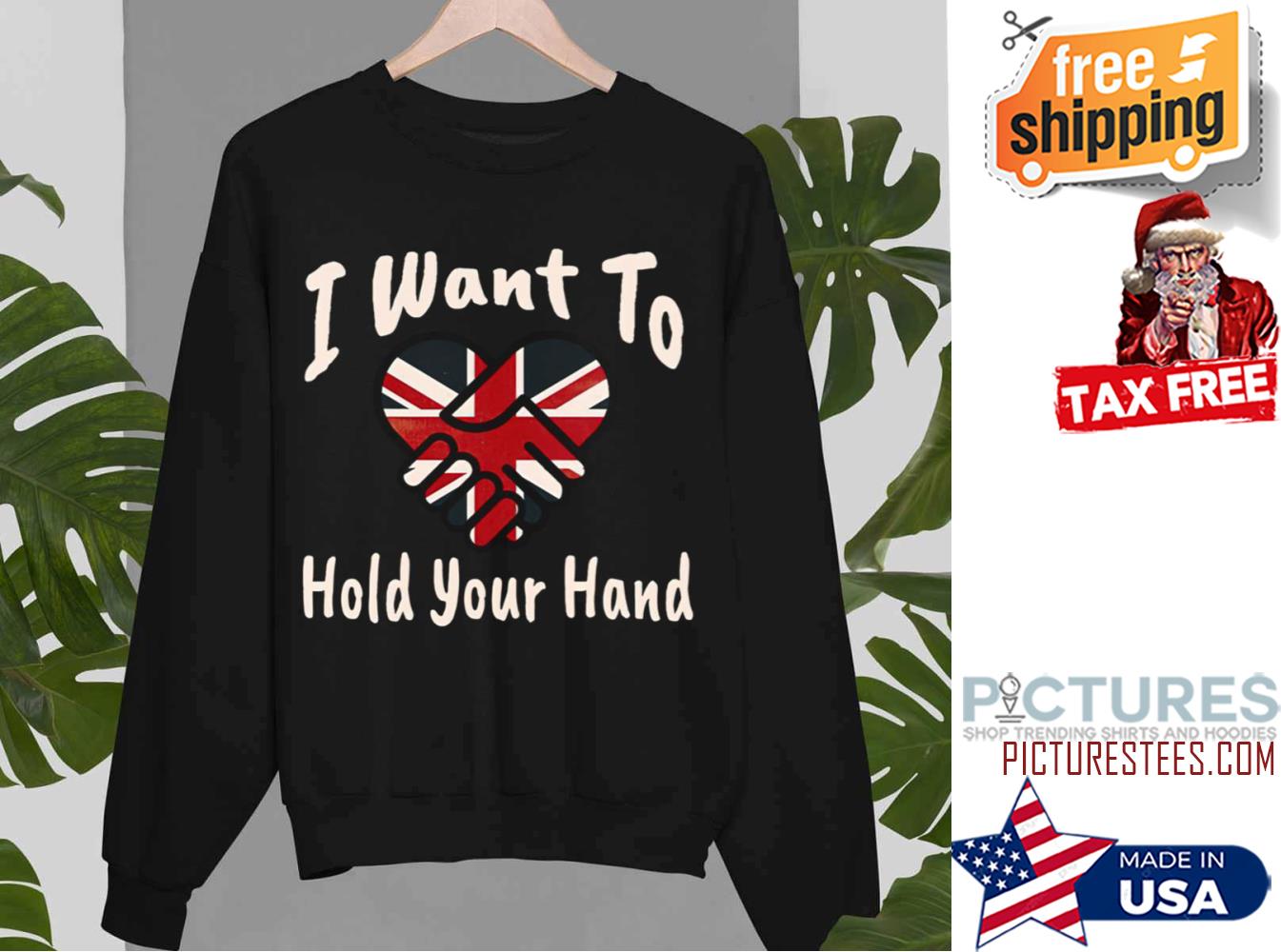 I Want To Hold Your Hand John Lennon Paul Mccartney Sweatshirt