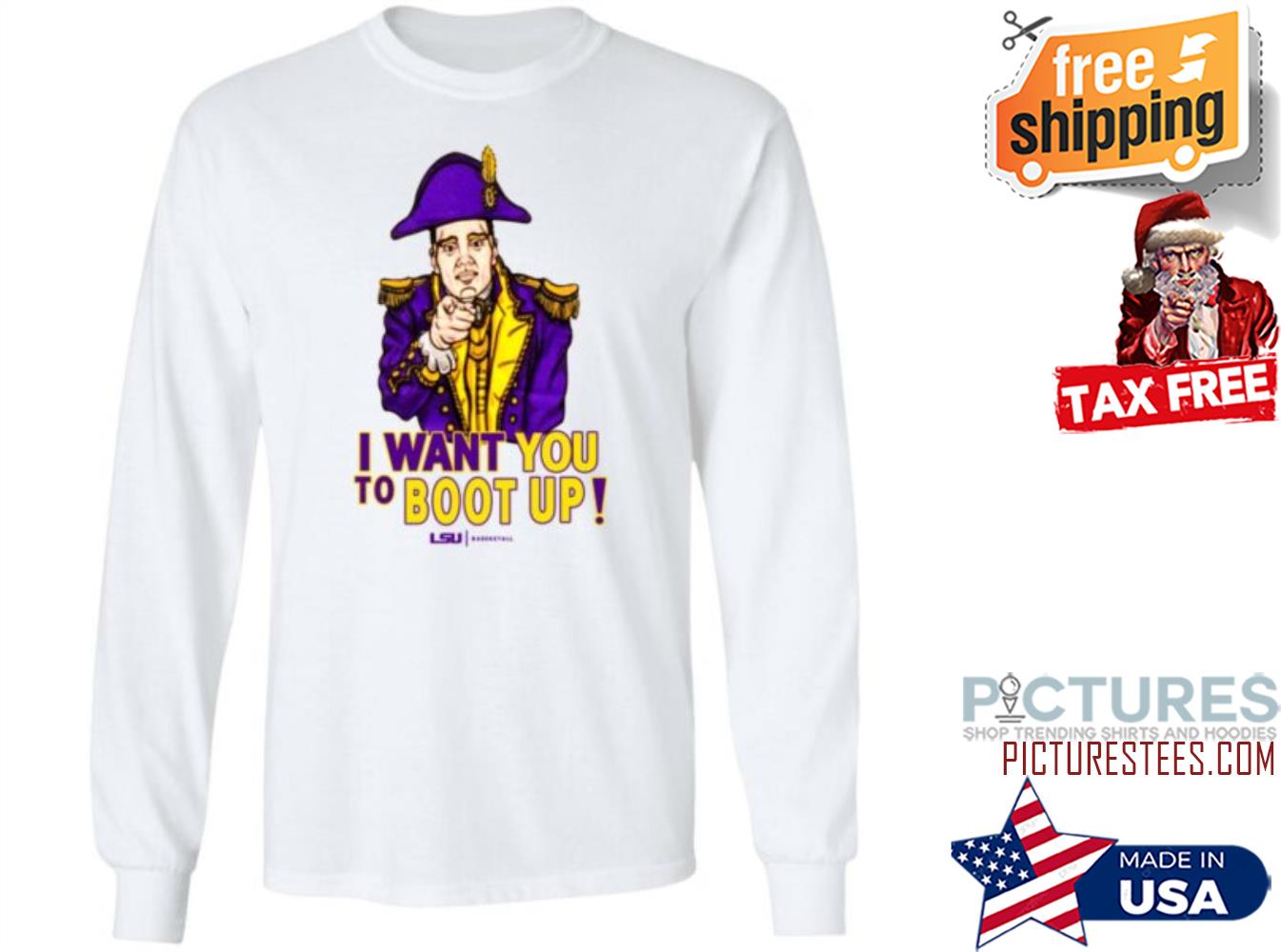 I Want You To Boot Up Lsu Basketball Sweater