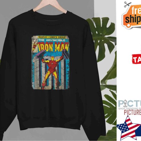 Iron Man Classic Retro Comic Shirt