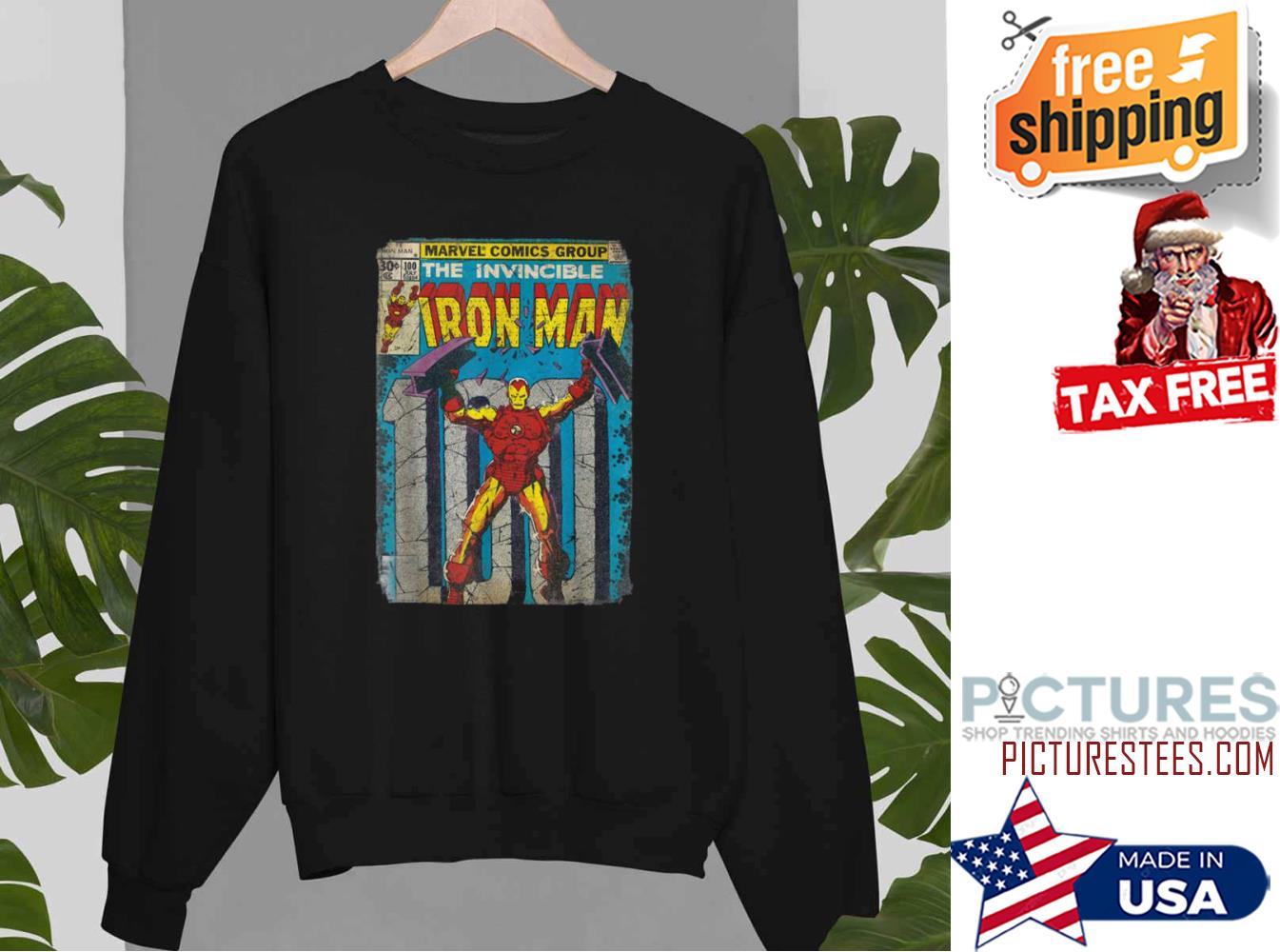 Iron Man Classic Retro Comic Sweatshirt