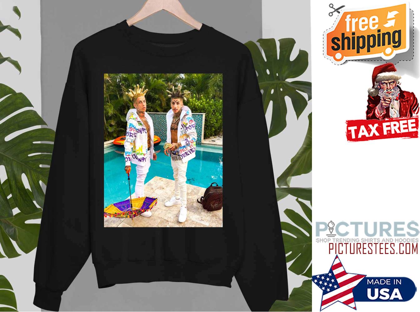 Island Boys Drip Check Sweatshirt