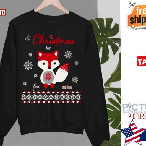 Its Christmas For Fox Sake Long Sleeve Shirt
