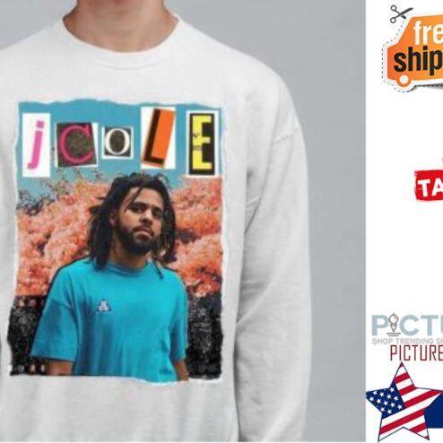 J Cole Scrapbook Effect Shirt