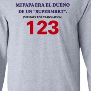 Jake Paul En Los Ochentas En Los Ochentas Mi Papa Era Dueño De Una Supermrkt See Back For Translation 123 Sweats unisex, hoodie, sweatshirt Jake Paul En Los Ochentas En Los Ochentas Mi Papa Era Dueño De Una Supermrkt See Back For Translation 123 Sweats unisex, hoodie, sweatshirt