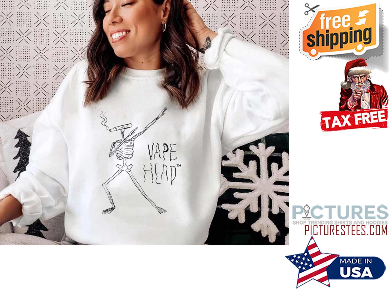 Jenn Woodall Working On Space Trash Vape Head Sweatshirt