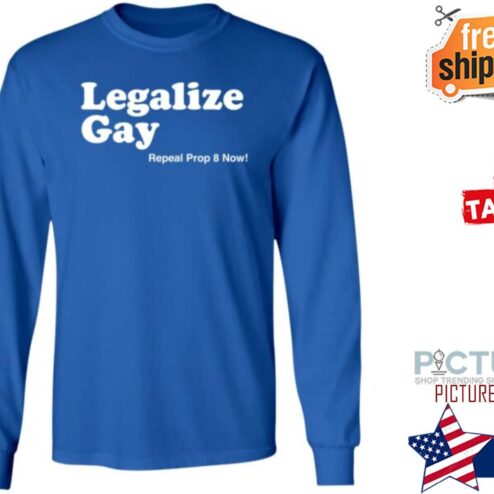Jiac0re Legalize Gay Repeal Prop 8 Now Shirt