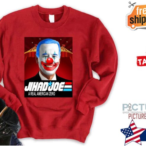 Jihad Joe A Real American Zero Funny Clown Face Shirt