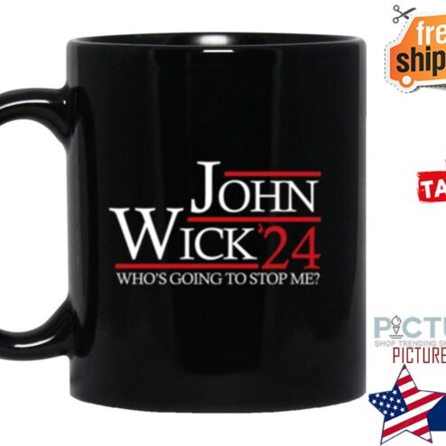 John Wick who's going to stop me 2024 mug