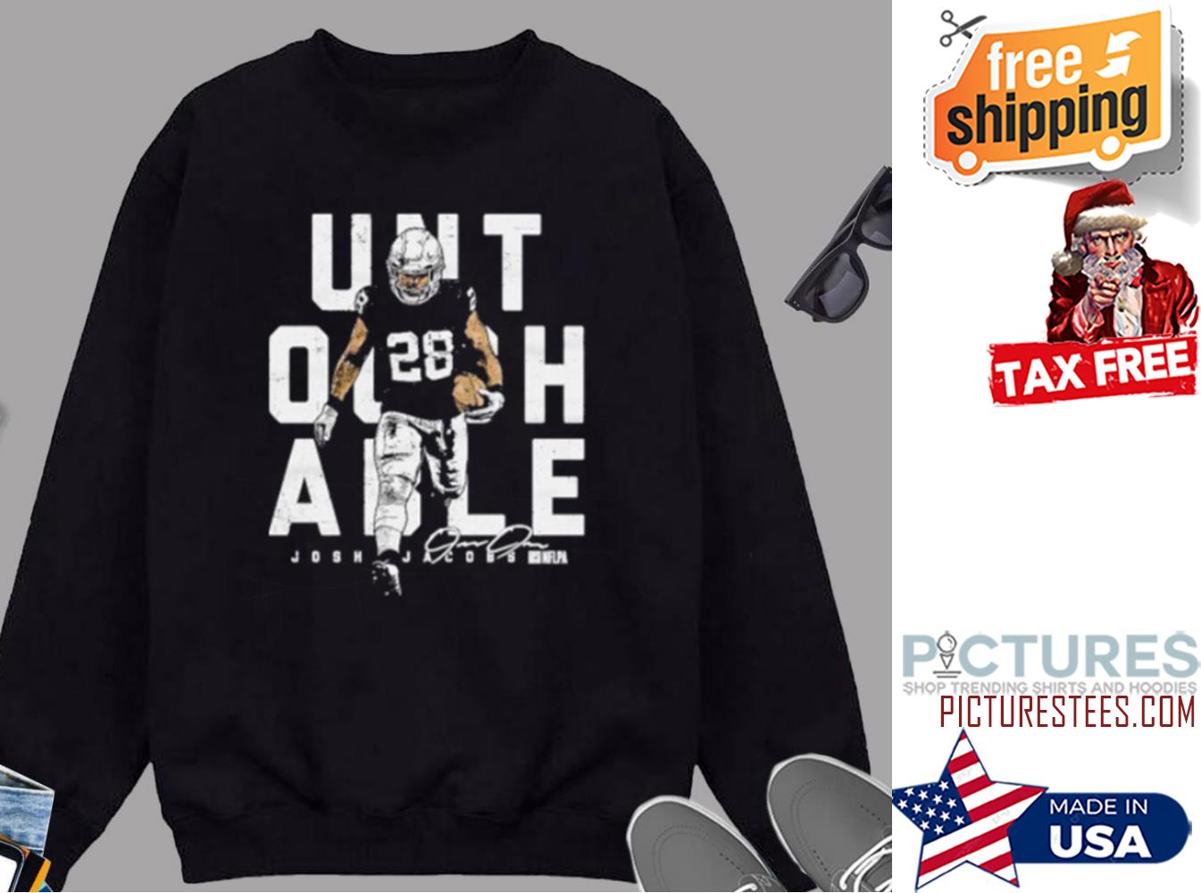 Josh Jacobs Las Vegas Raiders Untouchable Signature Sweatshirt