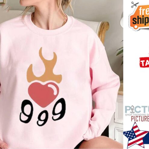 Juice Wrld Death 999 Burning Hearts Shirt