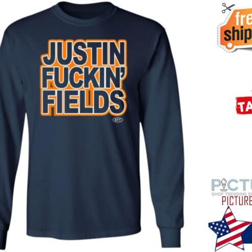 Justin Fuckin Fields Chicago Bear Down Shirt