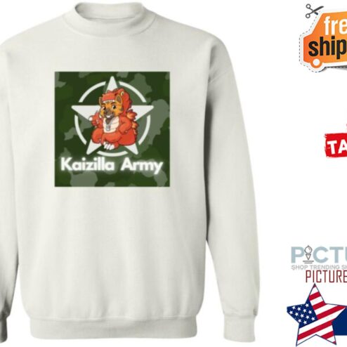 Kaizilla Store Kaizilla Army Crew Neck Shirt