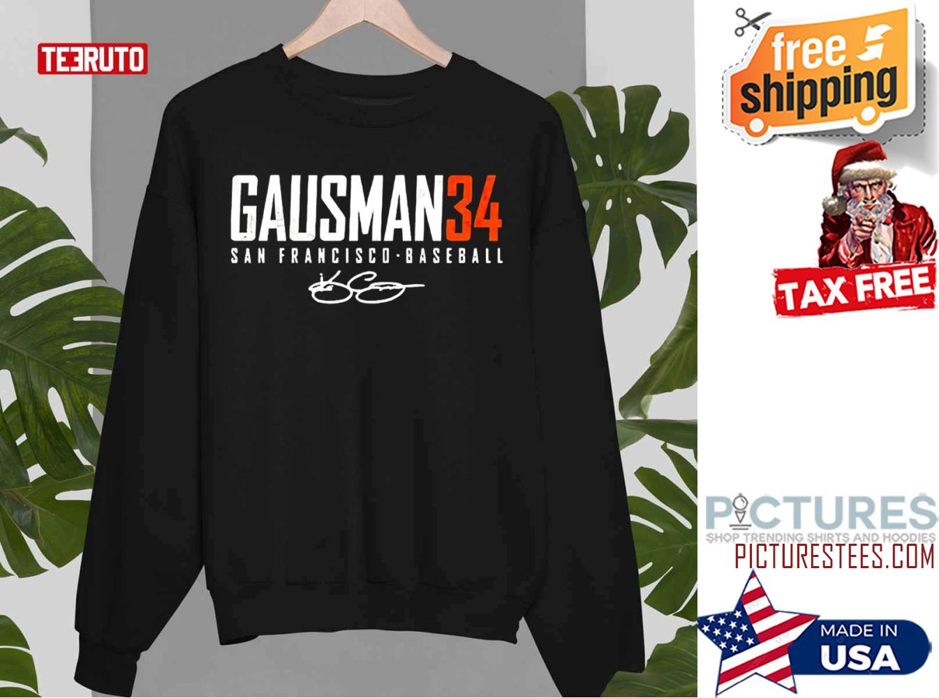 Kevin Gausman 34 San Francisco Baseball Sweater
