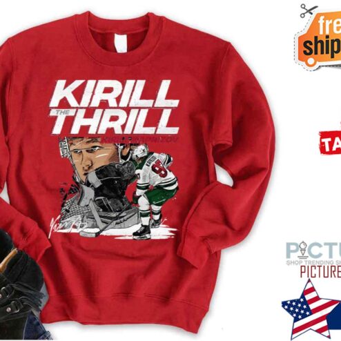Kirill The Thrill For Minnesota Wild Shirt