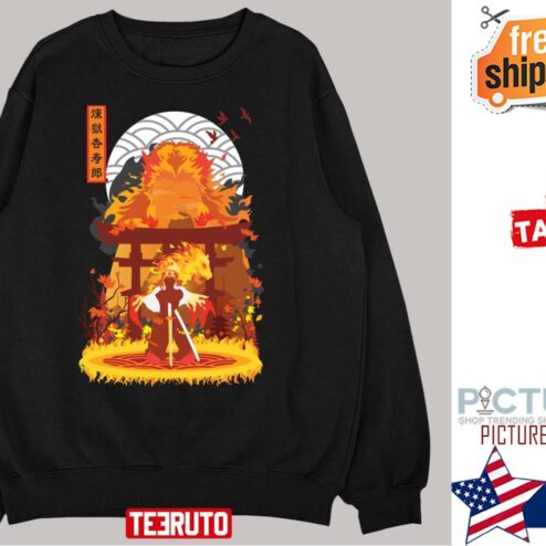 Kyojuro Rengoku Minimalist Print Shirt