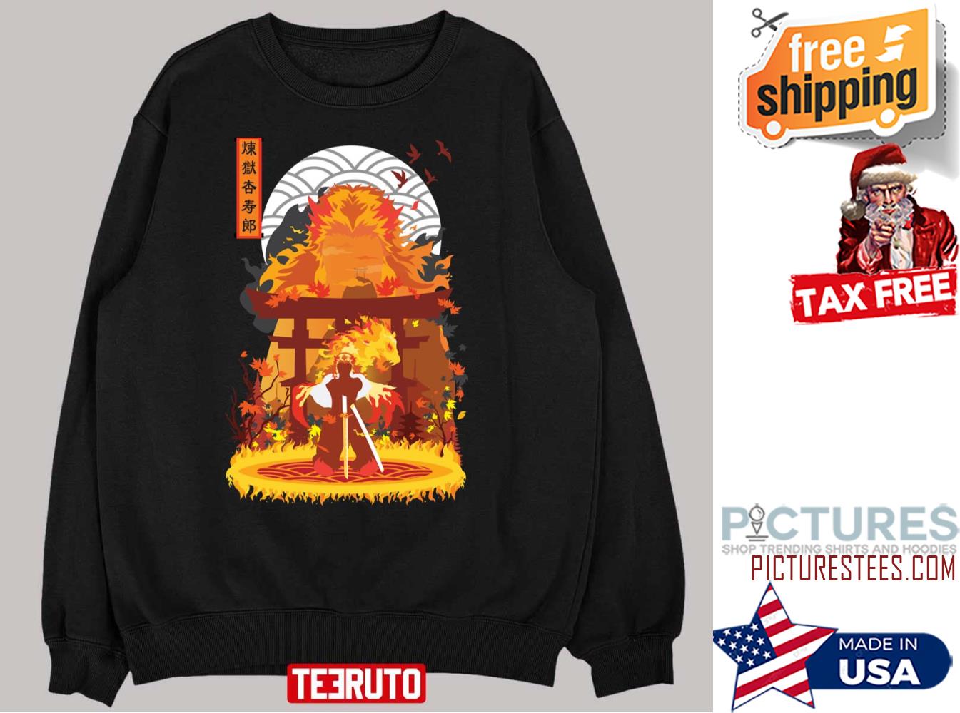 Kyojuro Rengoku Minimalist Print Shirt