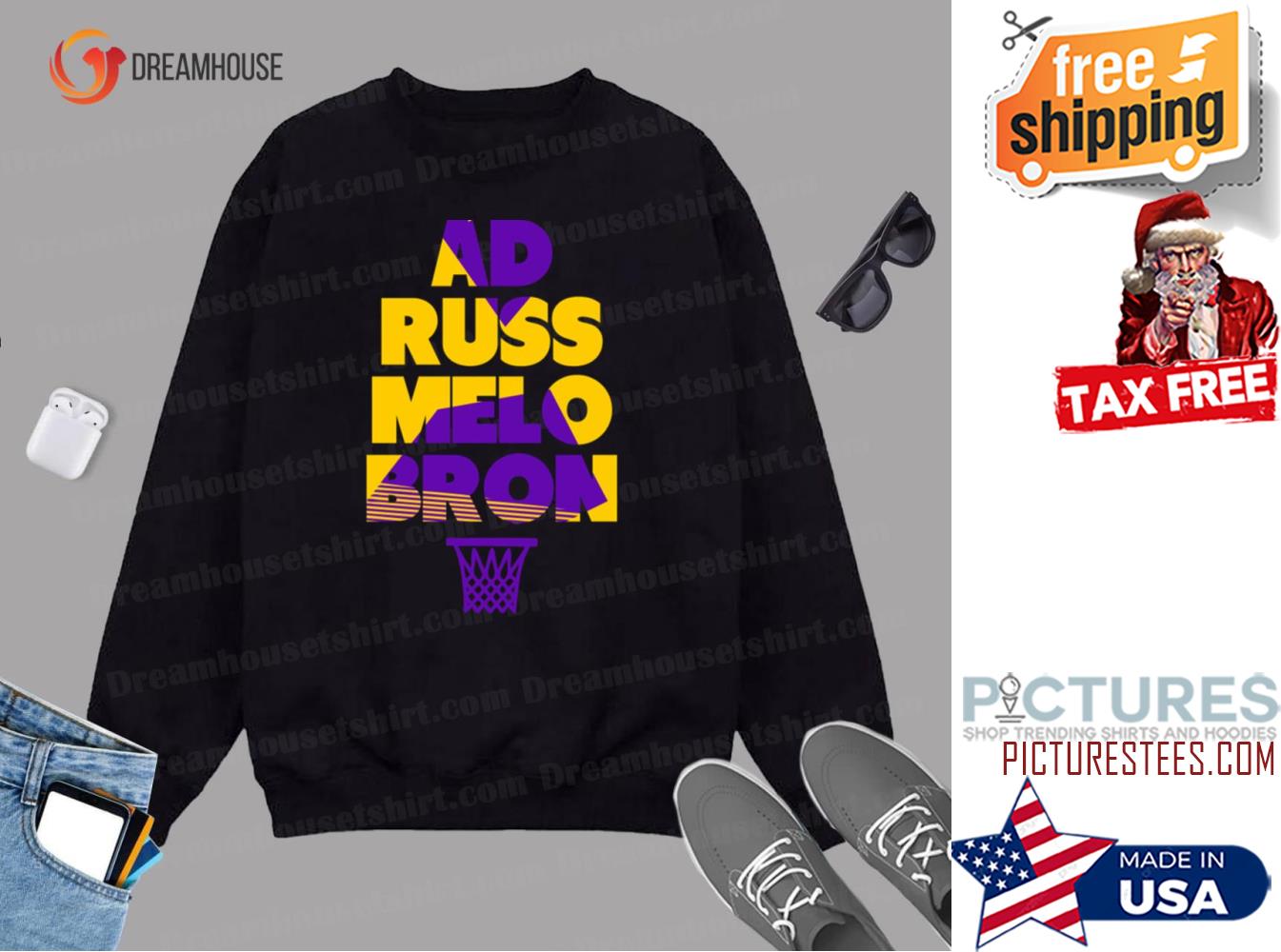 LA Basketball Big 4 Sweatshirt