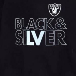 FREE shipping Las Vegas Raiders Nike Black and Silver Shirt