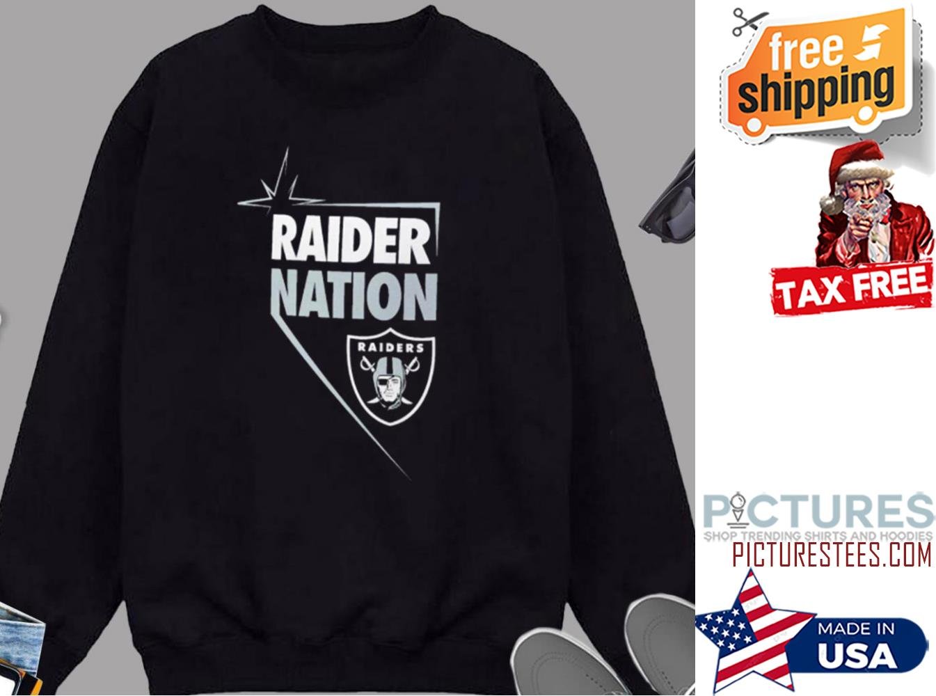 nike raiders sweatshirt