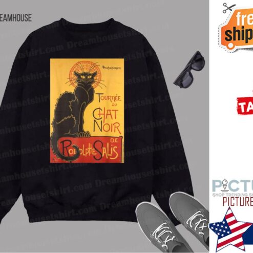 Le Chat Noir The Black Cat by Steinlen shirt