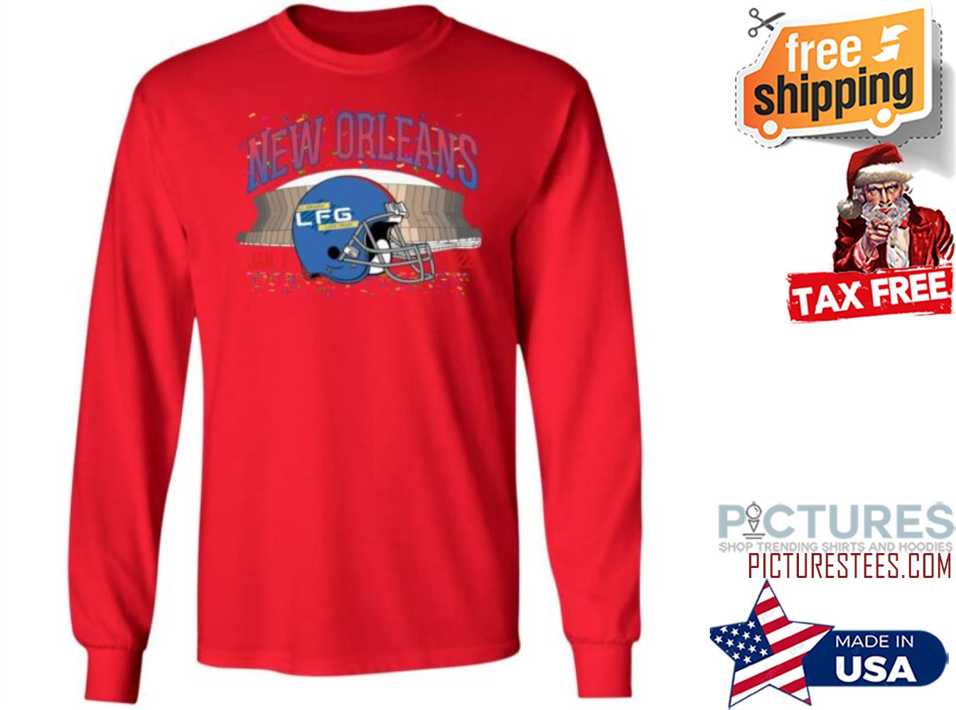 Lfg New Orleans Mississippi Grindcitydesigns Sweatshirt