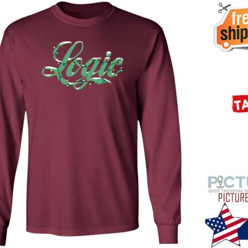 Logic Holiday Logic Script Pullover Sweater