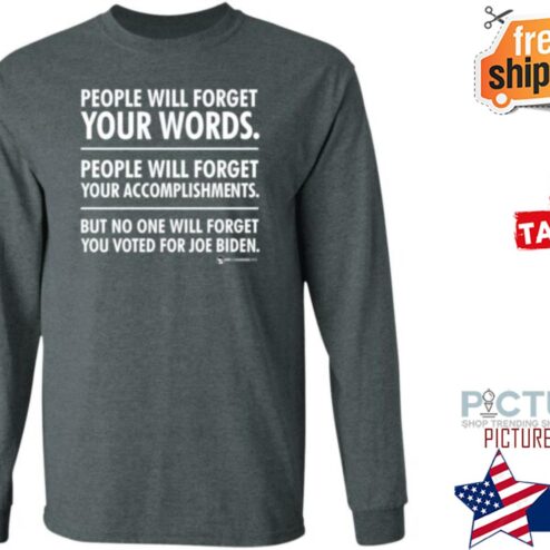 Luke Rudkowski People Will Forget Your Words Shirt