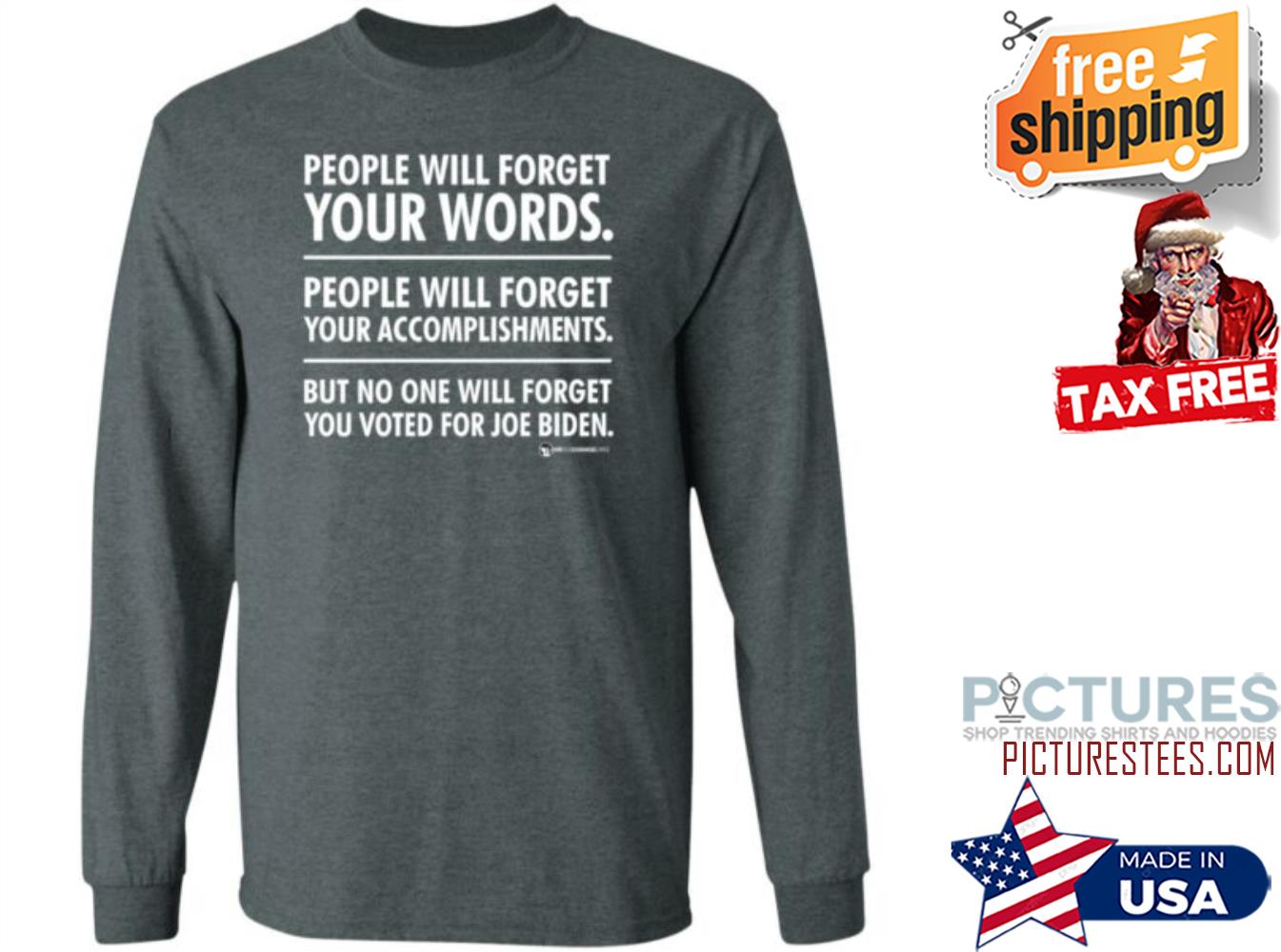Luke Rudkowski People Will Forget Your Words Sweatshirt