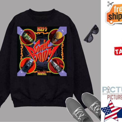 Marvel Kiss Sonic Boom Album Cover Shirt
