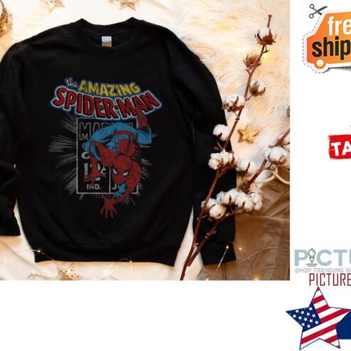 Marvel The Amazing Spider Man Vintage Comic Poster Shirt