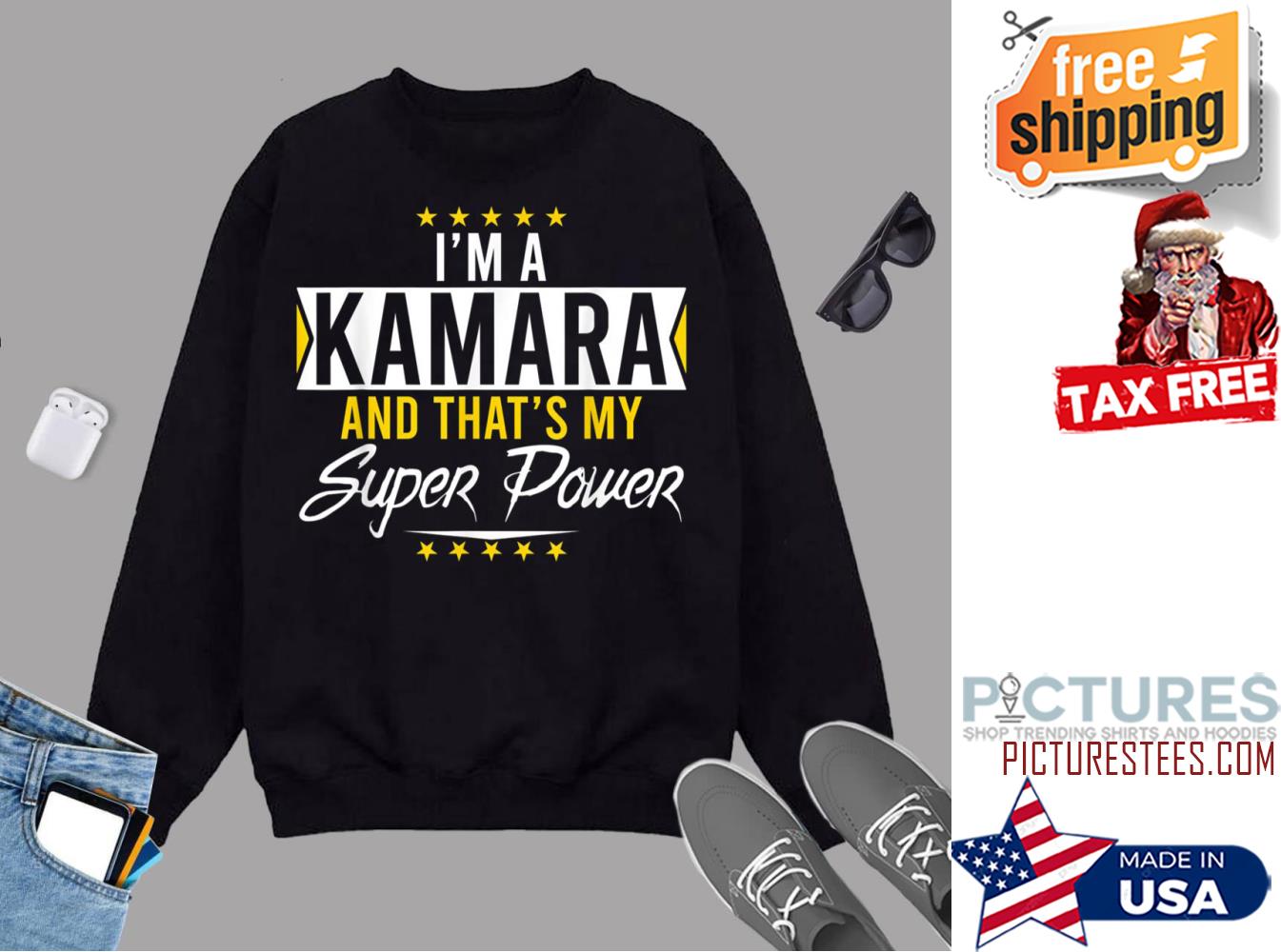 Mens I m A Kamara And That’s My Superpower Family Name Kamara Sweater
