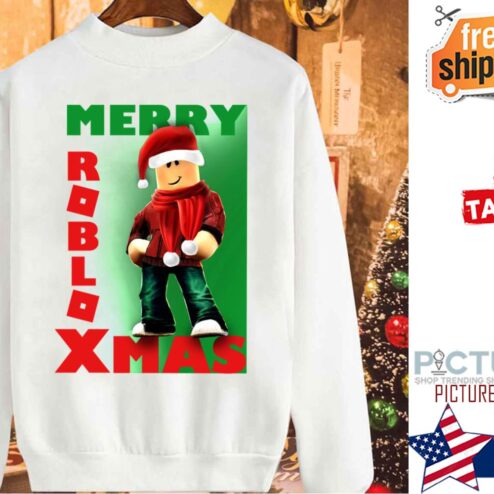 Merry Roblox Xmas Christmas Boy Shirt