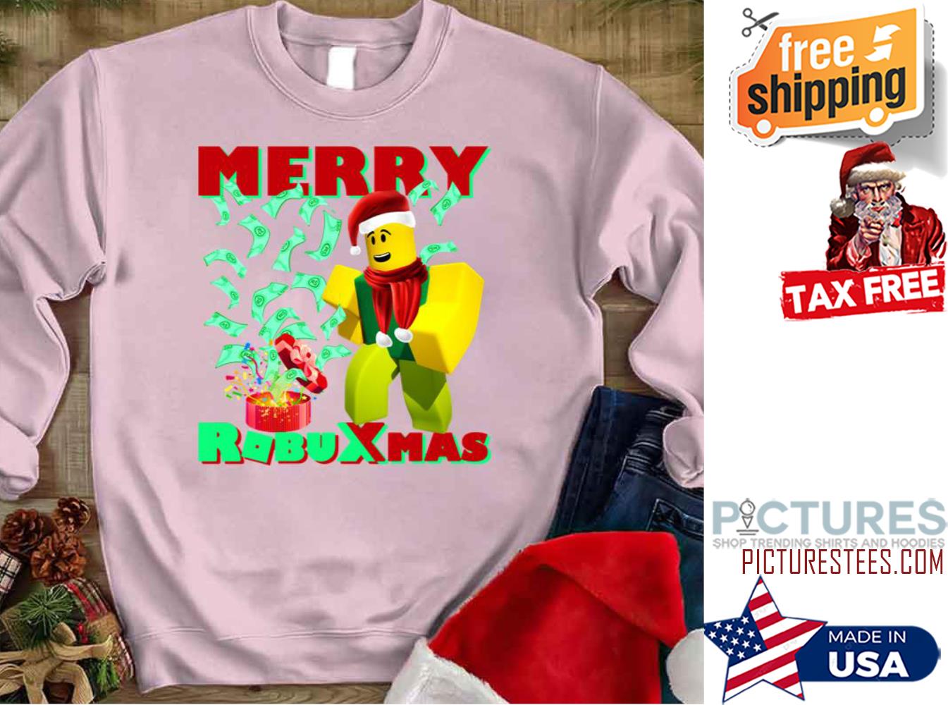 Merry Roblox Xmas Christmas Boy shirt - Tiniven