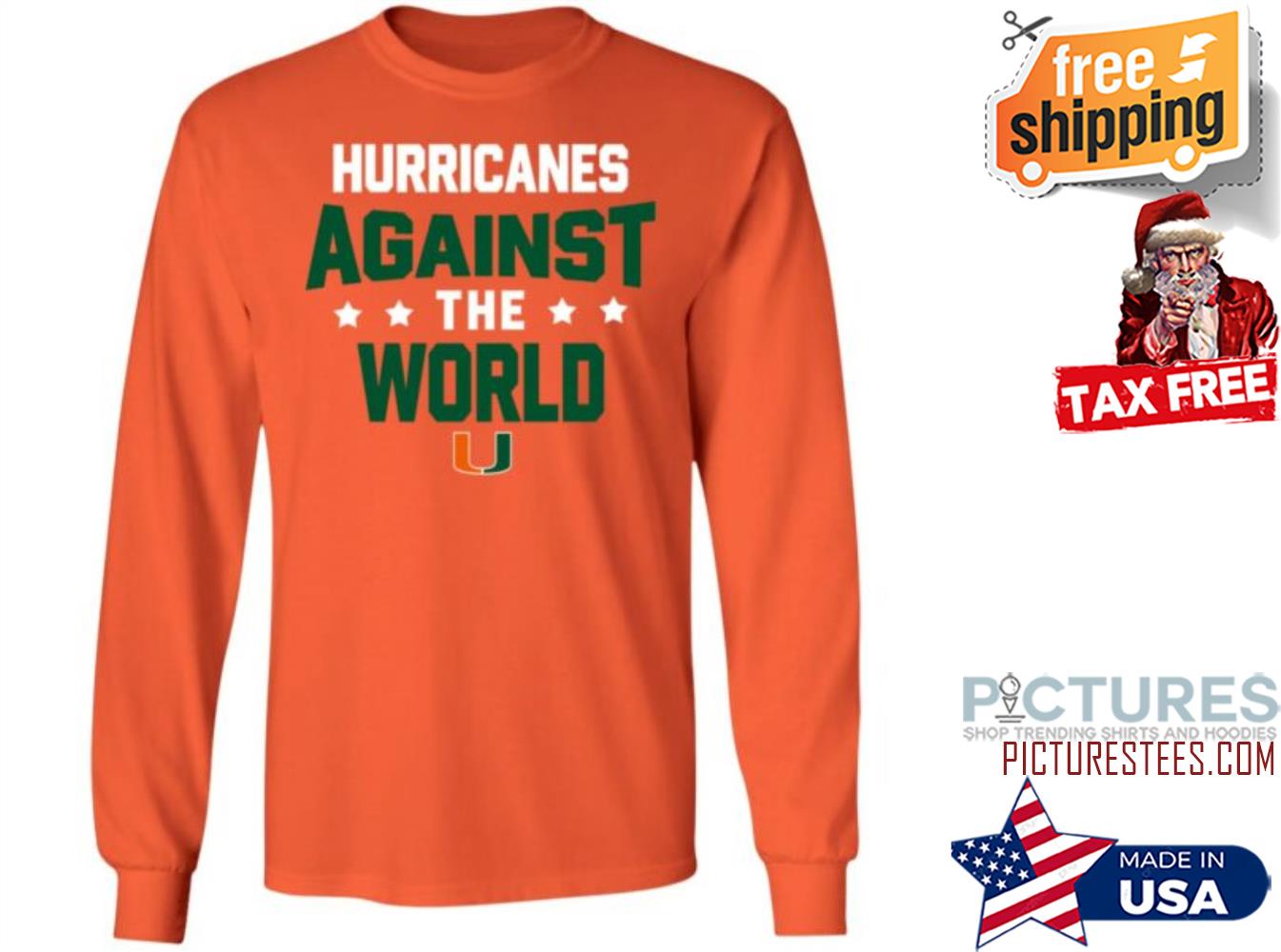 Miami Hurricanes Fanatics Hurricanes Against The World Steve Feinberg Sweatshirt