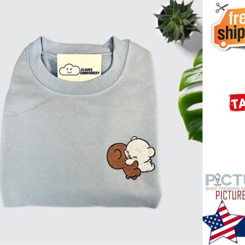 Milk & Mocha inspired Embroidered Shirt