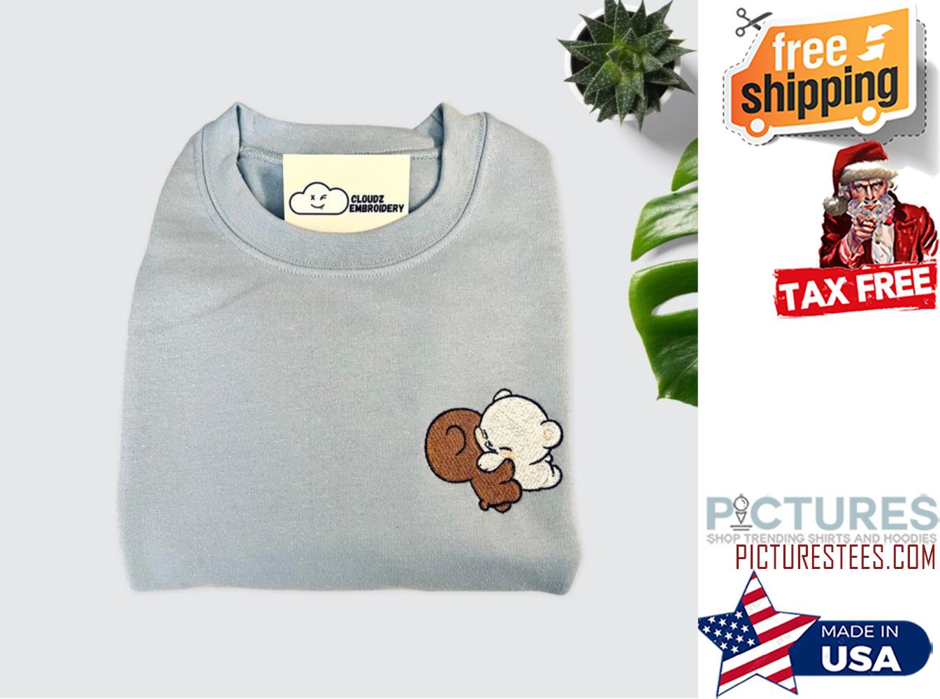 Milk & Mocha inspired Embroidered Sweatshirt