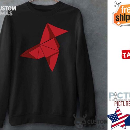 Money Heist Red Origami Sweater