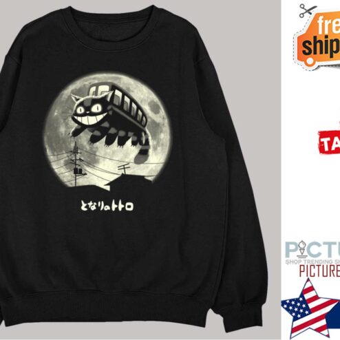 Moon Catbus My Neighbor Totoro Studio Ghibli Art shirt