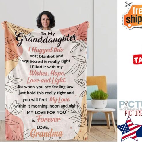 My Love For You is Forever Gift Grandma To Granddaughter Throw Gift For Xmas Birthday Graduation Christmas Gifts Blanket