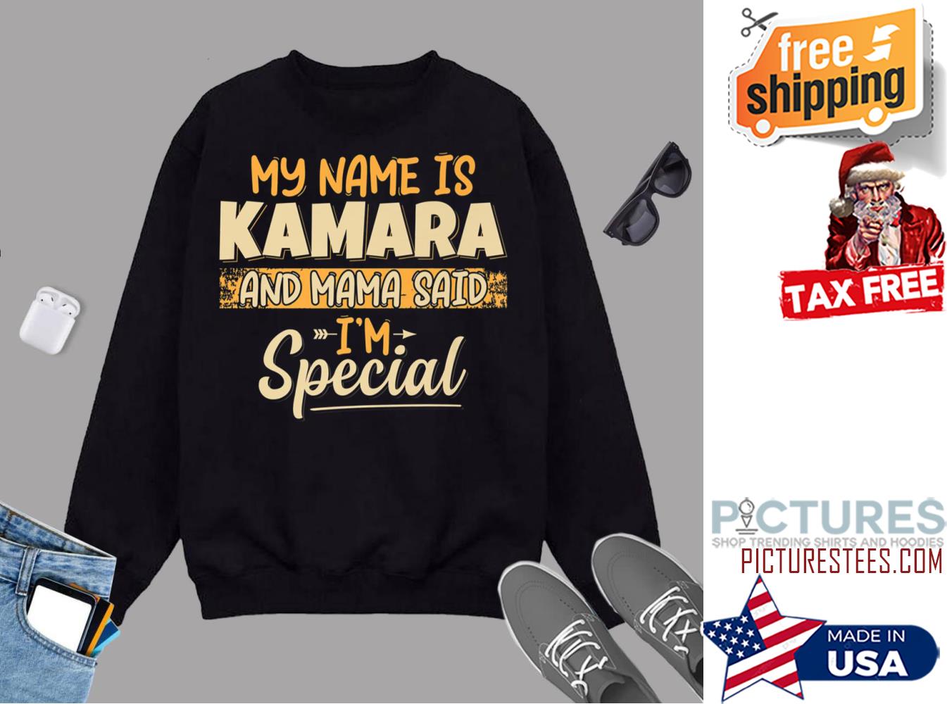 My Name Is Kamara And Mama Said I’m Special Name Kamara Premium Sweater