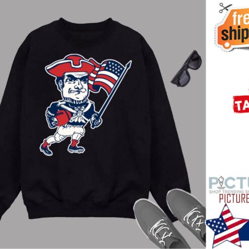 New England Patriots Retro Mascot Fan Shirt