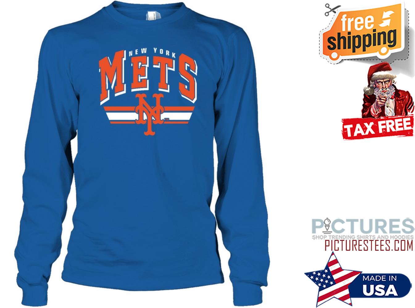 New York Mets Royal MVP Fleece Pullover Sweater