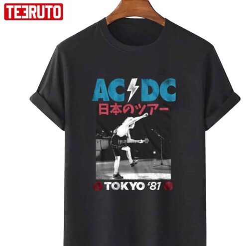 ACDC Tokyo Japan Tour 1981 Shirt