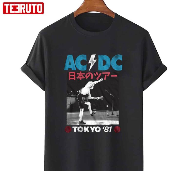 ACDC Tokyo Japan Tour 1981 Shirt